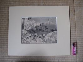 木版画 葛飾北斎作 富嶽百景大石寺の山中の不二｜掛け軸 古書 絵葉書 印刷物｜買取実績紹介｜骨董品買取・売却の極意